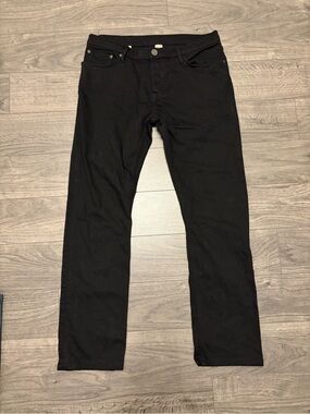 Vintage Burberry Straight Black Jeans